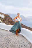 This skirt made my vacation photo dreams come true in Santorini Greece!! My husband and I were celebrating our anniversary and had professional pictures done. It was very windy and the dress was flying everywhere which made for amazing pictures! I've had so many compliments on it, and it was so FUN to wear! It fit perfectly, and I love absolutely everything about it! I'm wearing it with a Lulus bodysuit as well! - Jennifer R.