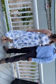 I absolutely loved this dress! Being a bigger chested woman, it was nice to have the coverage and not have to worry about too much cleavage. Since I am larger chested, I ordered the large, and it fit perfectly. - Kate K.