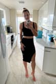 This outfit is so hot - comfortable, stays in place, soft material, and way sexy! I am smaller on top than I am the bottom, so the top part is slightly large, but it still looks on point. Perfect for a night out in Miami! - Michelle M.
