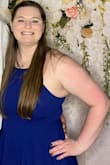 I absolutely LOVED this dress! I bought it for a wedding and could not have been happier with how well it fit. I ordered a size Large for this dress and it fit perfectly. I plan on ordering this dress in a different color. - Kimberly B.