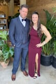 Exceeded expectations! Usually, something long like this would be way too long on me. Wore with baby heels and it was perfect! Slightly tight but had enough stretch to fit perfectly without slipping down once the zipper was done up. Was comfortable all night! - Candace R.