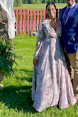 I bought this dress for my cousin's summer wedding. It's perfect, I got so many compliments about it too. The only thing I had to do is get the bottom hemmed. It was way too long, even with heels. also, the tie style isn't great but does make it so you can adjust how tight you want it to be. - Katherine S.