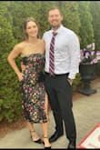 Wore this to a wedding and had so many compliments!! I got a size XS, it was borderline too tight in the bust (32B) but fit perfectly everywhere else. - Taylor L.