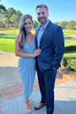 This dress was incredible! Perfect for a country club wedding. Fit like a dream on my postpartum body - hid my tummy and accentuated everything else! The material on my dress was also sort of shimmery and looked amazing! Material was thicker but breathable for a hot outdoor wedding in South Carolina in May. 10/10 recommend!! - Jessica J.