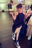 This dress was so much fun, princess in the front, Queen in the back - Katrina M.