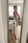This dress is amazing. I bought this to change into the night of my wedding when we go out after the ceremony so my wedding dress doesn't get dirty at the bars. I'm always skeptical when I read that a dress is a satin but also stretchy. This dress feels and is high-quality material. It stretches and fits your curves perfectly! - Amelia B.
