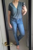 I love it. It fits perfectly, drapes beautifully comfortable snaps. It is extremely low cut so be prepared with the proper bra. - Casey S.
