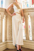 I am pretty average height but I had to take about 10" off the bottom in order to wear it. It was easy to hem though and it was perfect for my bachelorette when paired with a gold chain belt! - Alex L.
