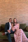 I would normally order a size medium, but I had to order up because there was only a size large left. Since this dress is tied at the neck and waist, I was able to tighten it enough to make it work. All in all, I am very happy with this dress. - Eden P.