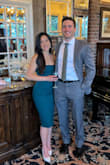 This dress is the perfect mix of classy & sexy, and it fits like a glove. The material is thick & smoothing, and it has just enough stretch to hug and flatter your curves. The quality is excellent and beyond the cost of the dress. Only feedback is that the green looks more like a Teal.
Wore it to a cocktail-attire wedding and got so many compliments. If you're considering purchasing this dress for an event - Do it! - Anna L.