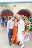 I officiated an Indian wedding in this dress and it was perfect! I have to admit I think I've lost weight since I ordered it so I did have a lot of room in my chest area. However, it worked out great! The texture of the dress is GORGEOUS! Highly recommend! - India B.