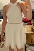 I really like this dress! It's cute and comfortable and I love the touches of see through lace. Runs true to size and is so fun to wear. Excited to wear on my bachelorette!! - Michelle T.