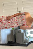This dress is very beautiful and comfortable. Though the fabric at the waistline is thin so be prepared to handle with care when putting it on and taking it off. I will be ordering another one una different color. - Kim L.