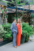 I wore this jumpsuit for wedding anniversary photos in NYC in June of 2022. The material is stretchy, so it was comfortable to walk around the city in. I am usually an XS in Lulus dresses, and the XS in this jumpsuit fit almost perfectly. The only issue I had with fit was the length. I am 5'5" and wore 3" heels and still had to have it hemmed. I have a smaller chest (32B) and had to adjust the top frequently throughout the day. It required seamless shapewear to be worn underneath since it is so form fitting. All in all, I liked the look of this jumpsuit, and all of the photos turned out amazing! - Brennan Y.