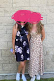 I bought this dress for my daughter's 8th-grade promotion ceremony. It was perfect! Great material, looked lovely on her. It is a tie back so it took us 2 tries to figure out how tight she wanted it. It's more of a light brown than a mauve color. I would definitely buy this dress again. - Maureen K.