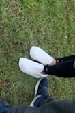 I love these shoes so much. What's not to love? Platform, flat, comfy, casual, shiny, croc, crisp and clean. They are super cute and make any outfit pop. - Emily M.