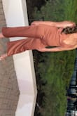 Absolutely loved this jumpsuit I wore it for my birthday and felt super sexy and confident!!! Bonus it was super comfortable as well. Just had to get it hemmed being that I am so short but other than that absolutely love it!!! - Laura S.