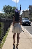 This dress is very high quality fabric , makes you look stunning. I recommend it - Yeraimy P.