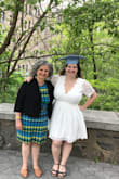 Flattering white dress with floaty skirt! Perfect for graduation. - Kate F.