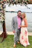 Loved the dress and got so many compliments. The dress is fully lined and hung great. I purchased a medium and should've returned and got a small but I didn't. It did drag slightly on the floor but I only wore 1in heels with it. It still fit and worked great! - Lisa Z.