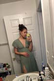 Bought this dress to wear to my aunts wedding, and it fits great! Bottom of the dress just barely grazes the floor ehen i wear heels with it. Super comfortable too. - Mary C.