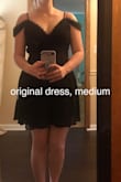 I ordered this dress for a bachelorette party. the first one I ordered fit AMAZING. the underskirt was a little short and there was an issue with the zipper. Lulus sent me a replacement, which was nice. but there was a delay in shipment, which threw off my timeline. The second dress seemed to have a slightly longer underskirt, but the wrap part was sewed differently and the boob part was roomier and gapped/bunched up weird. I was so bummed by this, but I didn't have time to mess with it at that point because I needed something to wear. I was having to pull on the top all night because my tiny chest was spilling out, bra showing. I should have just worn the original despite the flawed zipper.
all in all, i think the dress is cute, the fabric is like a chiffon and the lace is very feminine. pairs well with a jean jacket. but quality control is lacking, and inconsistent product. I think if given the time, I would have exchanged the replacement, hoping it fit like the original, defective dress. - Kristina H.