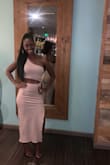 I wore this dress to my farewell dinner and it was a hit!!!  I got compliments and felt good in it.  It's a bit awkward to put on lol, but once you're in it it's amazing!!!  Fit like a glove and I'd definitely recommend it for any occasion!! - Tomina W.