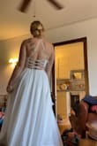 Got this dress for a wedding, had to try and return three others before found the fit. It looks completely different on me than in the pictures, most of the models are on completely different sides of the spectrum while I'm more of a muscular fit type, so had to adjust my expectations on how it looks on me. - Marija M.
