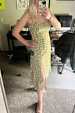 The print is perfect and the dress fits like a glove. The adjustable straps are an added bonus. I just feel so confident and beautiful in this dress it is my new fave by far. Can dress it up or down as well! - Alyssa T.