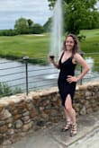 This dress fits like a glove. Very comfortable with enough stretch but still perfectly snug and hugs every curve.

I could get away with no bra in this dress but opted to wear one for more flattering cleavage. Straps did not show.

My favorite new little black dress. - Jessica R.
