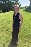 I had to get it hemmed because I'm short and I didn't want it to tear or drag the ground. Otherwise, this outfit was perfect and fit great. Can't wait to wear it out more. - Erika B.