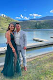 I will say the dress is long, I am 5'10 and I needed a little bit of a heel with it. But I got so many compliments on it! - Brittany