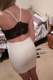 Wore this for my office/work Holiday Party. It was super comfortable and cute. Definitely got a lot of compliments. I wish the straps were adjustable, but top still stayed in place and fit well. Glad I went with a small. Was a bit worried since my waist measurements fell under medium, but the dress has some stretch and the open back allows for some room. - Terah C.