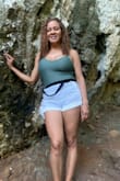 Just tried on, but I like how it fits. The material feels very nice.
Updated to add pic. Love this short. - Bianny L.