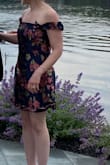 Looks and feels high-end.  Perfect as a wedding guest dress.  The dress length hit well for me at 5'3. - Kim H.