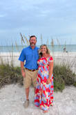 This dress was perfect for my beach vacation and pictures. I ordered the M and it fit perfectly. It was a little long (I'm 5'4") so I did take some of the length off. - Jenna H.