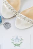 These heels were perfect for my wedding and matched great with my satin dress! I added jewels to the straps going across the toes to match the belt added to my dress. It came out great and the block heel made them so comfortable! - Alyssa A.