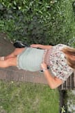 This fits absolutely perfectly, super cute, and comfortable. It is on the shorter side, but still tasteful. Got lots of compliments. - Lindsey S.
