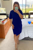 I have worn this dress for my Oath Ceremony and it was an amazing dress. I ordered size XL because the size Large has not been available for a while and I need this dress lol! Size L should be perfect for my body! - Jochelle R.