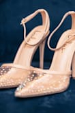 Editing my review because at the time of purchase, I wasn't sure if I would wear these for my wedding. I ended up doing so and they were perfect. They were comfortable for most of the night but so glamourous. True to size. - Jody A.