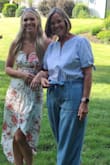 Loved this dress! Wore it to my rehearsal dinner the night before my wedding. So cute and flattering, the straps are adjustable which is nice as well. Was worried it might be see through/thin but wasn't at all.  (Also peep my mom in the pic, she isn't wearing anything from Lulus she's just adorable all on her own=
) - Lara S.
