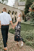 This dress was perfect for my engagement photos! I got so many compliments on it, and it was really comfortable. Sizing was on point, The only knocks I had about this dress were the smell and the zipper. When I first opened the dress it smelled like moth balls, and the zipper was giving me a little trouble when I would put it on/take it off. Other than that it's worth the money! - Maddie S.