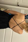 This is the perfect summer dress. It is lightweight and the straps on the back perfectly show off your summer glow! It is pretty low cut if you're comfortable with that. I used fabric tape to keep my chest in place for bending over/sitting, as the fabric will give some. - Whitney T.