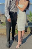 I loved the way these shoes looked, they were exactly what I wanted! Just like almost all heels, I started to get uncomfortable about an hour of having them on. But I think if you break them in they'll be just fine! - Monica P.