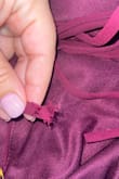 Wanted to love this dress, but one of the straps broke off before I even left the house. I had to be sewn/pinned into the dress so that it stayed in place. The inside lining of the dress was constantly peeking out all night. If you have a larger chest, this is NOT the dress for you the straps are extremely thin and will dig into your skin all night, I couldn't wait to get this dress off at the end of the night. Really disappointed because I had planned on re-wearing this dress to another wedding later this year. - Jen W.