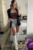 Love love love. Could have gone with a size smaller bc the waist is super spacious but still very cute. 4 stars simply bc sizing is off. Fabric and quality is great. - Francesca E.