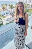 Fits true to size, paired with a bodysuit and sandals. Love! - Patti H.
