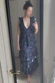 The dress is lovely, just not me. I'm a bigger person anyway- tall and curvy- and this emphasized my size. Great quality dress though. Perfect for someone smaller in stature than me. - Casey S.