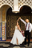 Get it! Seriously. So many compliments. It is very comfortable, elegant, and works across different types of wedding settings. I bought it for my fancy evening wedding ceremony with family and then the next week for a wine reception with friends at a winery. Beautiful dress. - Laura H.