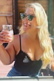 I love this bodysuit! I felt so sexy and confident wearing it. I love that I don't need to wear a bra with it and has just enough covering since it is black lace to not show the full nip. I got so many compliments and my husband was definitely a fan! - Leah C.